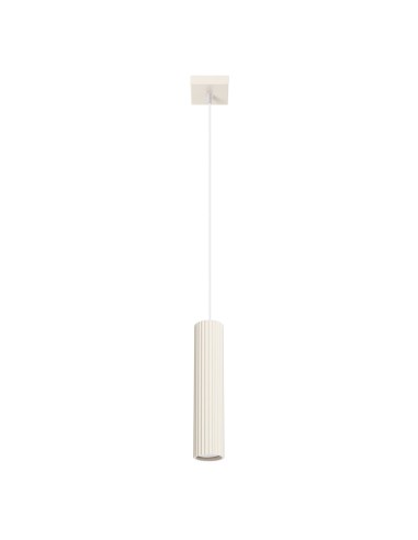 Lámpara colgante KARBON 1 beige