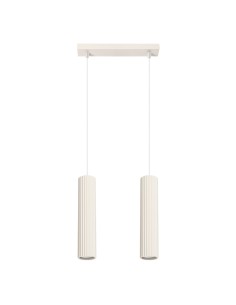 Lámpara colgante KARBON 2 beige