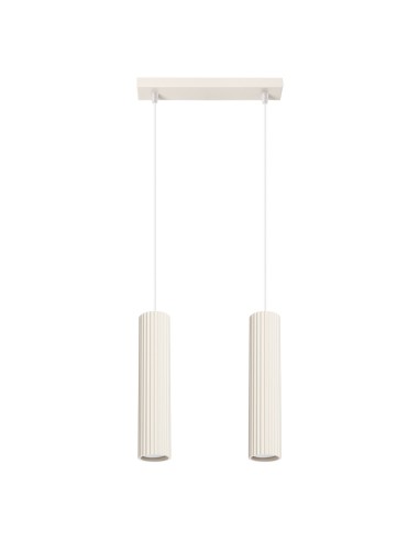 Lámpara colgante KARBON 2 beige