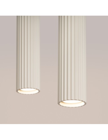 Lámpara colgante KARBON 2 beige