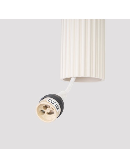 Lámpara colgante KARBON 2 beige