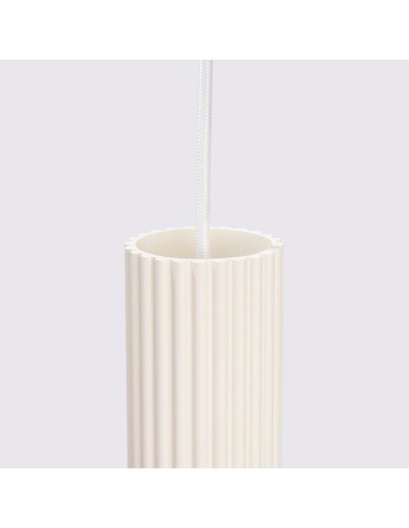 Lámpara colgante KARBON 2 beige