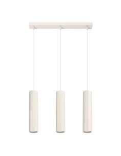 Lámpara colgante KARBON 3L beige