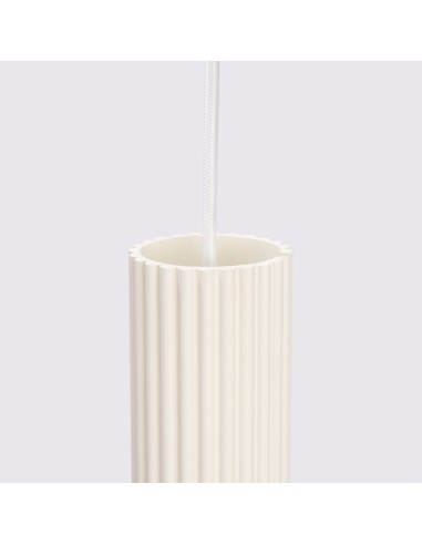 Lámpara colgante KARBON 3L beige