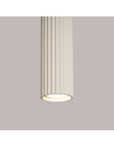 Lámpara colgante KARBON 3L beige