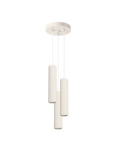 Lámpara colgante KARBON 3P beige