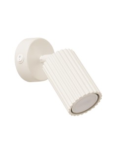 Aplique KARBON beige con interruptor