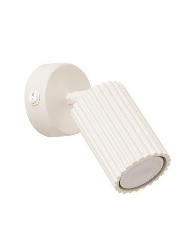 Aplique KARBON beige con interruptor