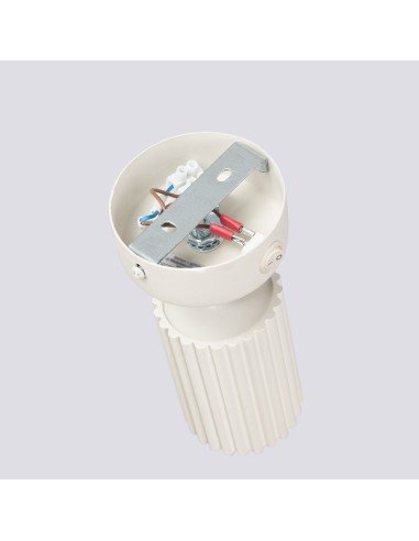 Aplique KARBON beige con interruptor
