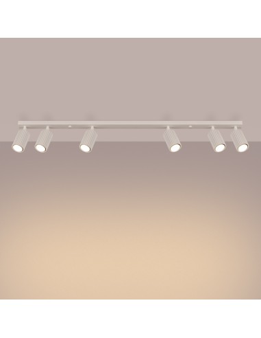 Lámpara de techo KARBON 6L beige