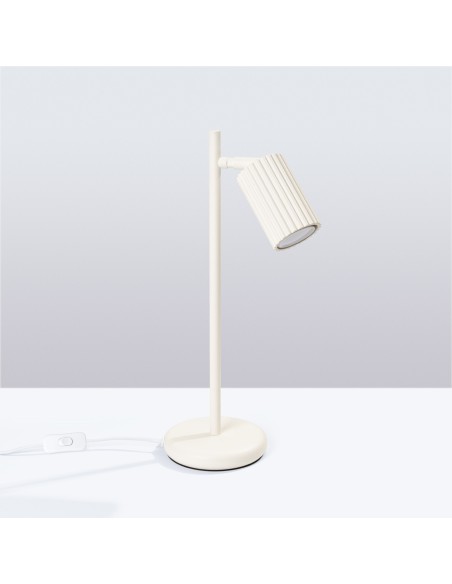Lámpara de mesa KARBON beige