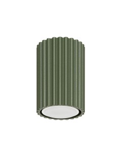 Lámpara de techo KARBON 10 verde oliva