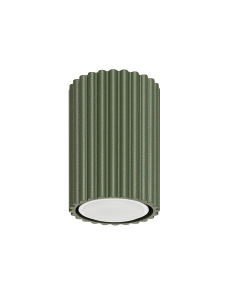 Lámpara de techo KARBON 10 verde oliva