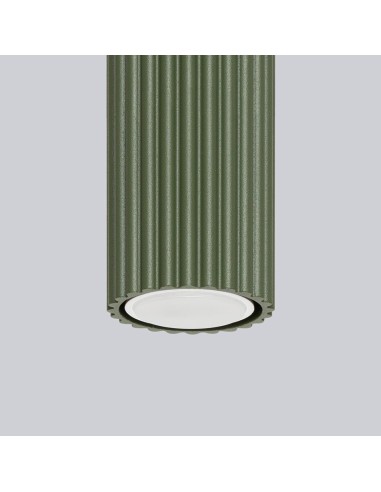 Lámpara de techo KARBON 30 verde oliva