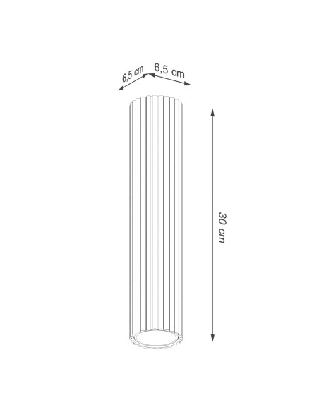 Lámpara de techo KARBON 30 verde oliva