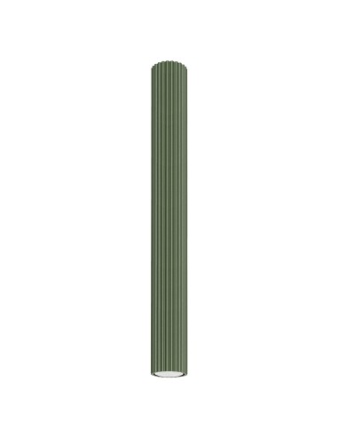 Lámpara de techo KARBON 60 verde oliva