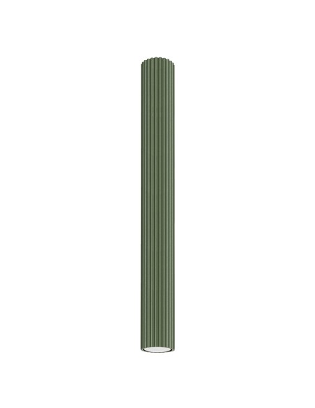 Lámpara de techo KARBON 60 verde oliva