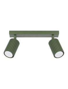 Lámpara de techo KARBON 2 verde oliva