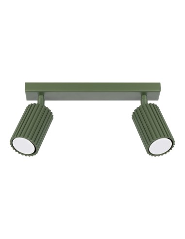Lámpara de techo KARBON 2 verde oliva