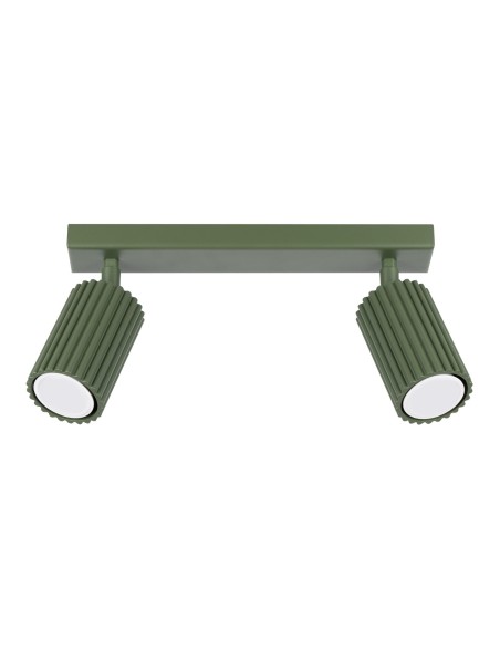 Lámpara de techo KARBON 2 verde oliva
