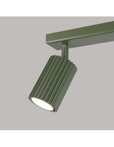 Lámpara de techo KARBON 2 verde oliva