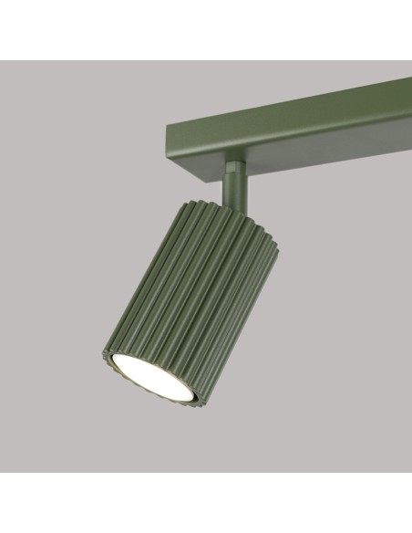 Lámpara de techo KARBON 2 verde oliva