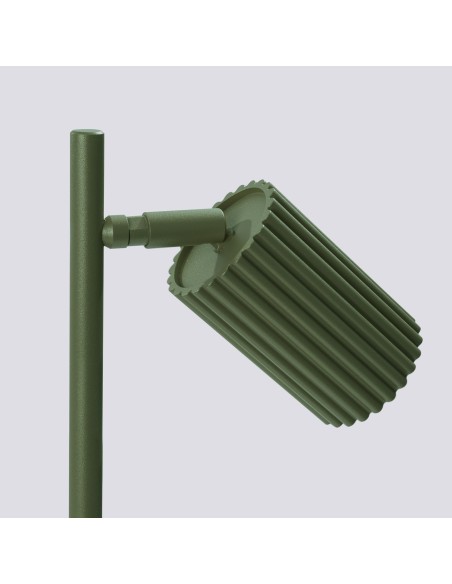 Lámpara de mesa KARBON verde oliva