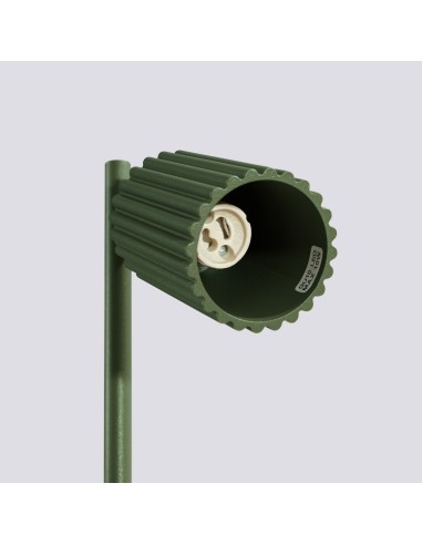 Lámpara de mesa KARBON verde oliva