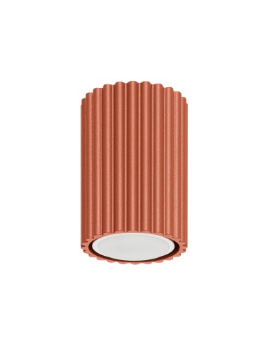 Lámpara de techo KARBON 10 rojo ocre