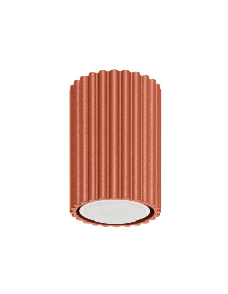 Lámpara de techo KARBON 10 rojo ocre