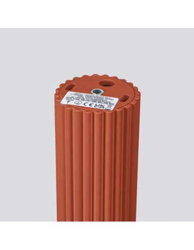Lámpara de techo KARBON 20 rojo ocre
