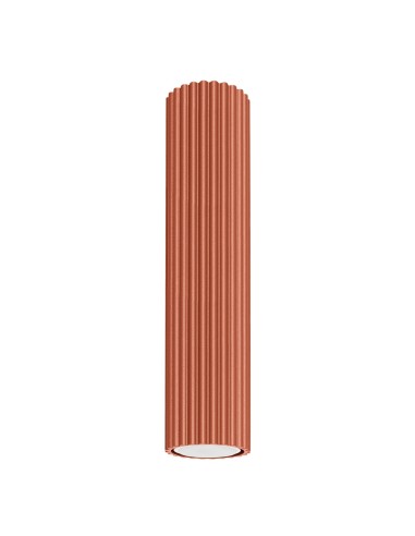 Lámpara de techo KARBON 30 rojo ocre