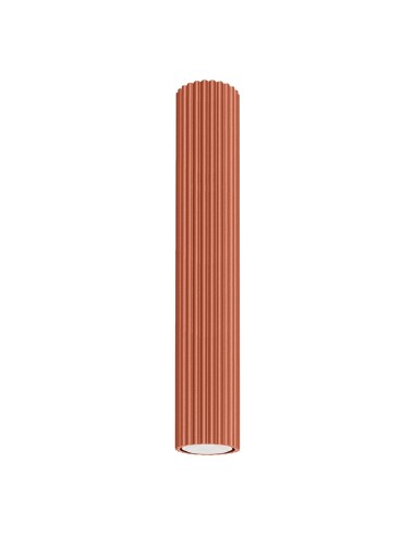 Lámpara de techo KARBON 40 rojo ocre