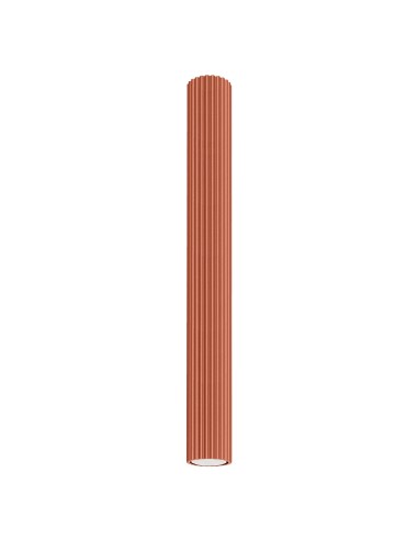 Lámpara de techo KARBON 60 rojo ocre