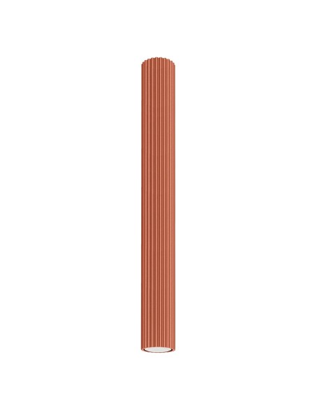 Lámpara de techo KARBON 60 rojo ocre