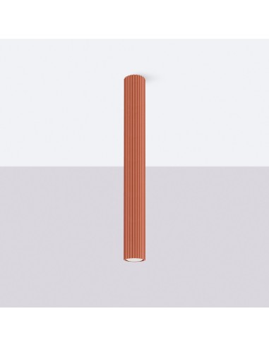 Lámpara de techo KARBON 60 rojo ocre