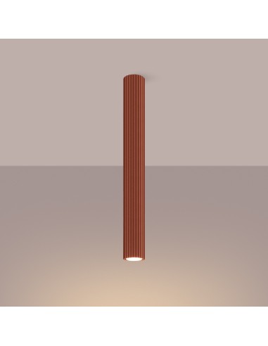 Lámpara de techo KARBON 60 rojo ocre