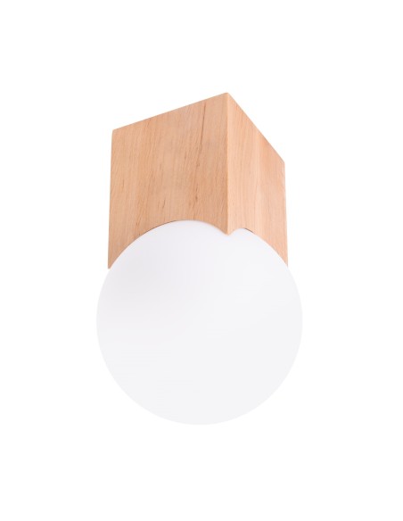 Lámpara de techo SOLIS madera natural