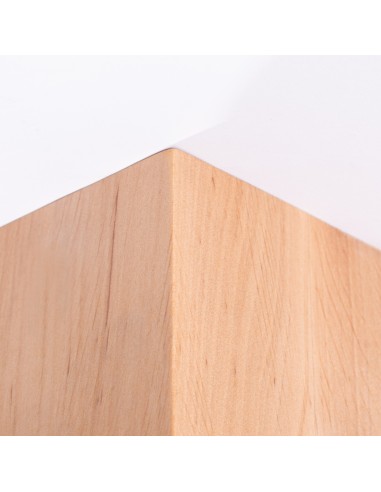 Lámpara de techo SOLIS madera natural