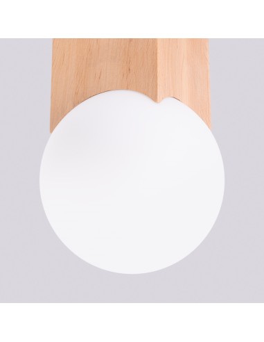Lámpara de techo SOLIS madera natural
