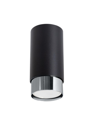 Lámpara de techo NERO 12,5 negro/cromo
