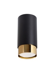 Lámpara de techo NERO 12,5 negro/oro