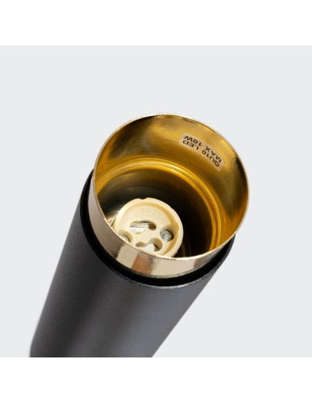 Lámpara de techo NERO 12,5 negro/oro