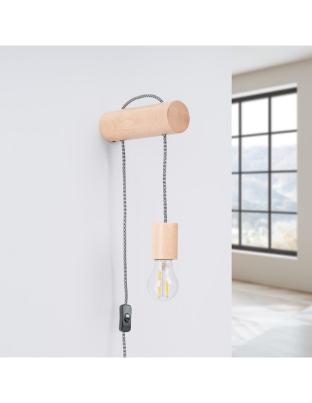 Aplique NIMBI E27 con interruptor
