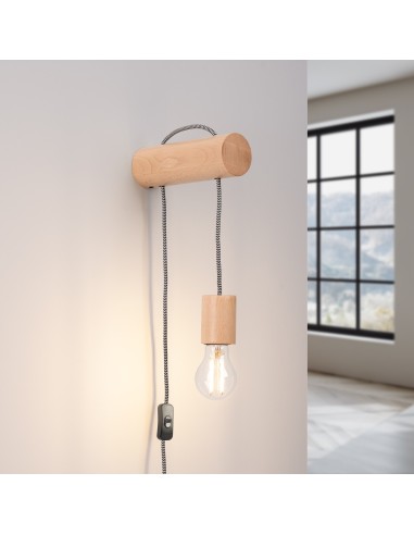 Aplique NIMBI E27 con interruptor