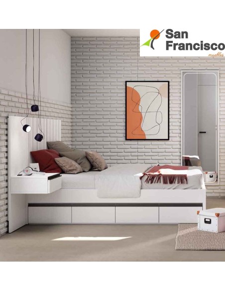 Cama 150x190cm completa