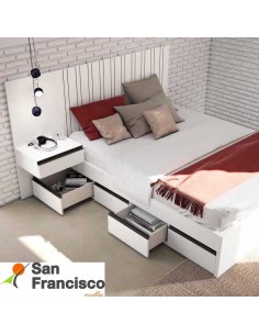 Cama 150x190cm completa 2