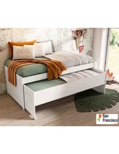 Cama compacta con cajones 90x190cm económica