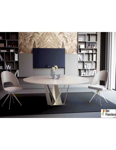 Mesa redonda Lacada de 120cm