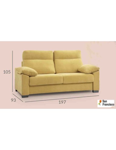 Sofá cama apertura Italiana colchón de 16cm